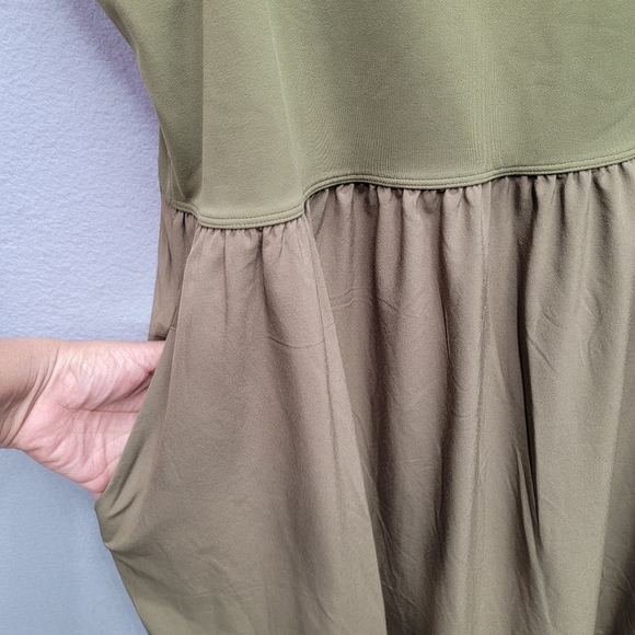 ATHLETA ELATION V-NECK HYBRID DRESS, SIZE XL - Picture 5 of 9